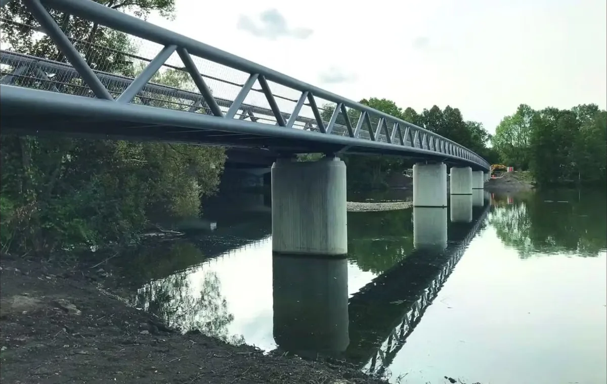 Pedestrian bridge, Hagen — Bocad reference project
