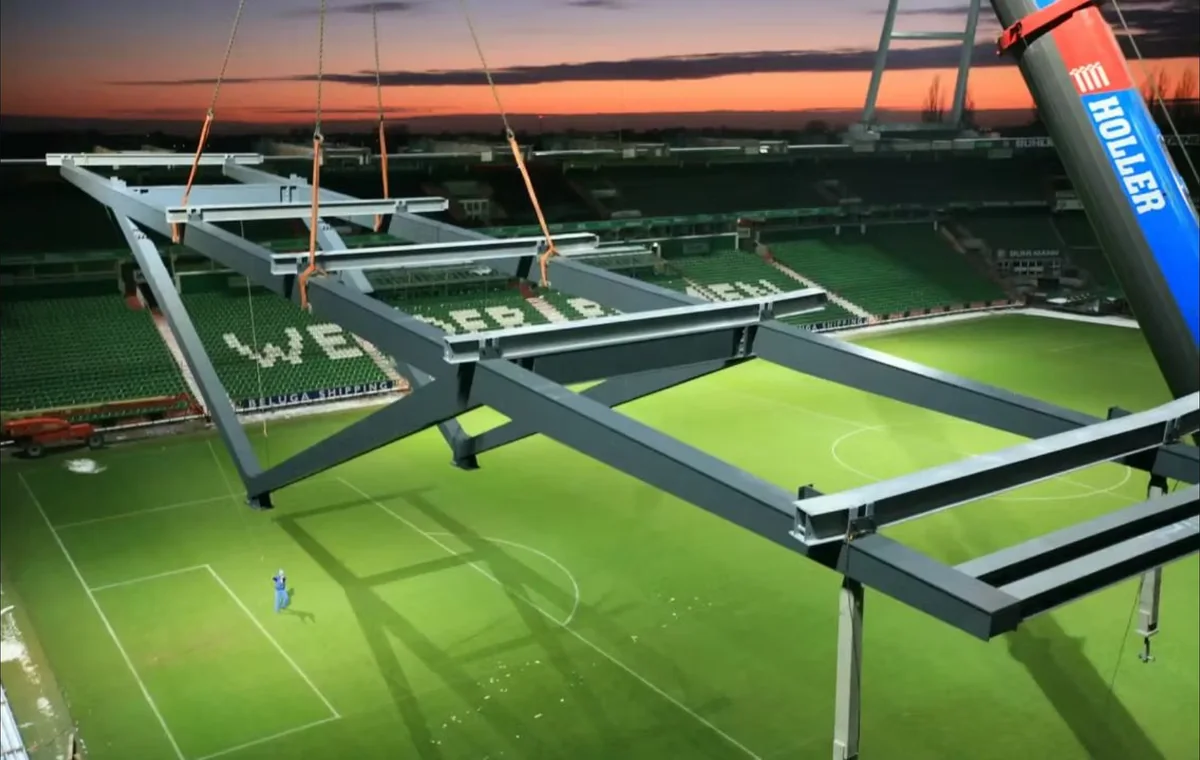 Refurbishment of Weser Stadium, Bremen — Bocad reference project