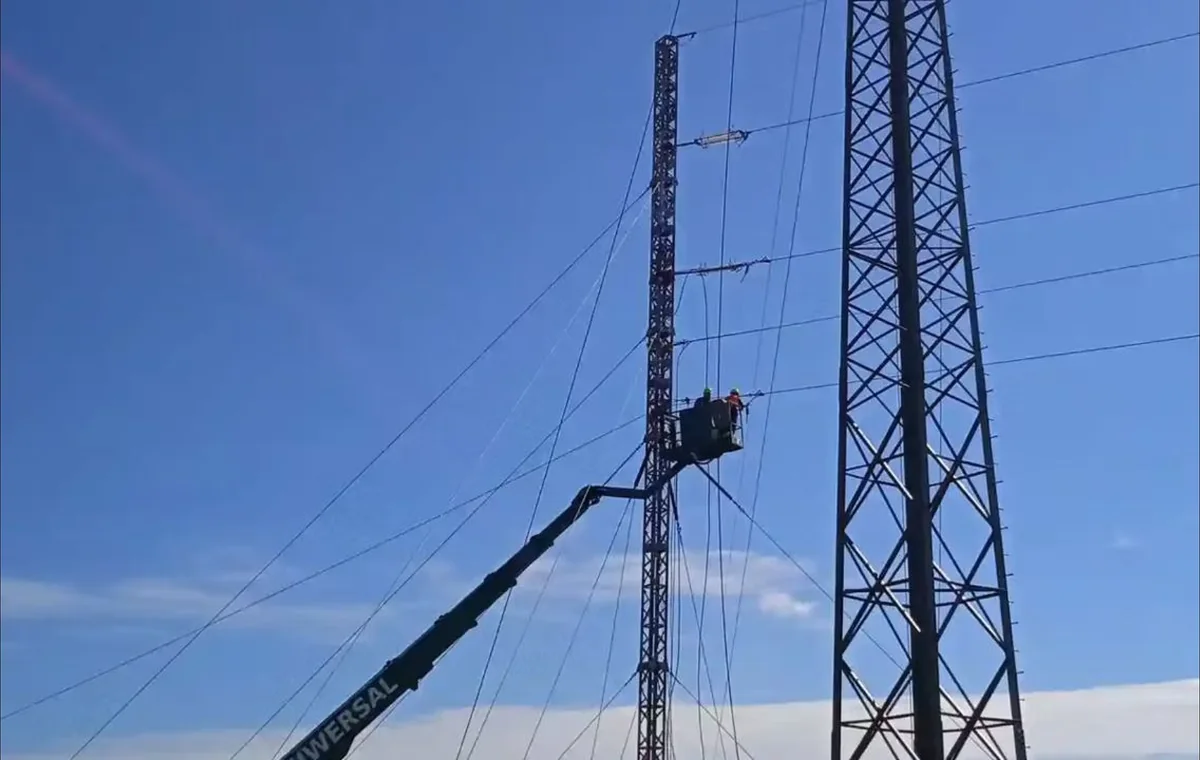 Single-mast construction for 110 kV single-cable line, Poland — Bocad reference project